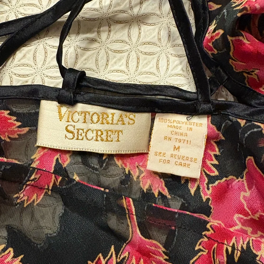 Victoria’s Secret Gold Label Vintage Rose Floral‎ Bodysuit Mesh